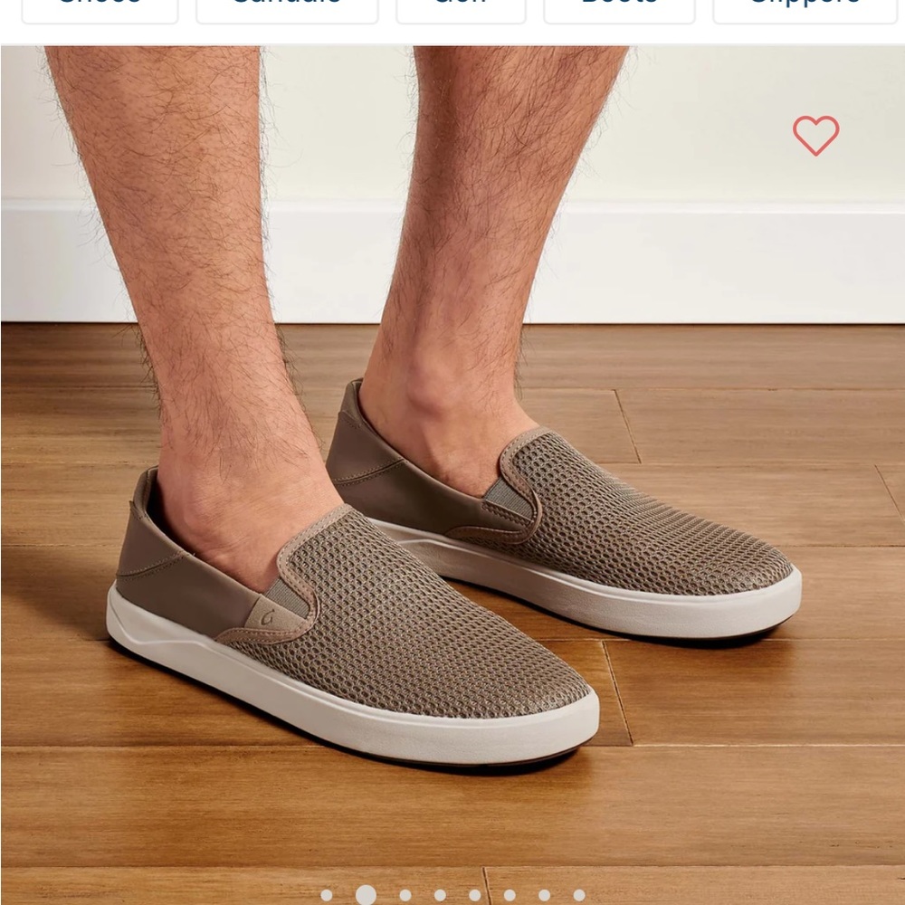 Lae‘ahi - Men’s Slip-On Sneakers size 9 color Clay